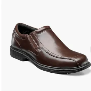 *New* Nunn Bush Bleeker Street Bike Toe Slip On Dress Shoes