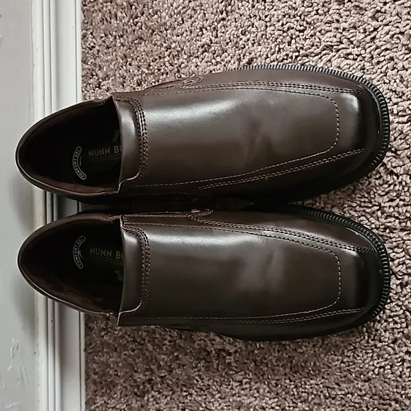 *New* Nunn Bush Bleeker Street Bike Toe Slip On Dress Shoes