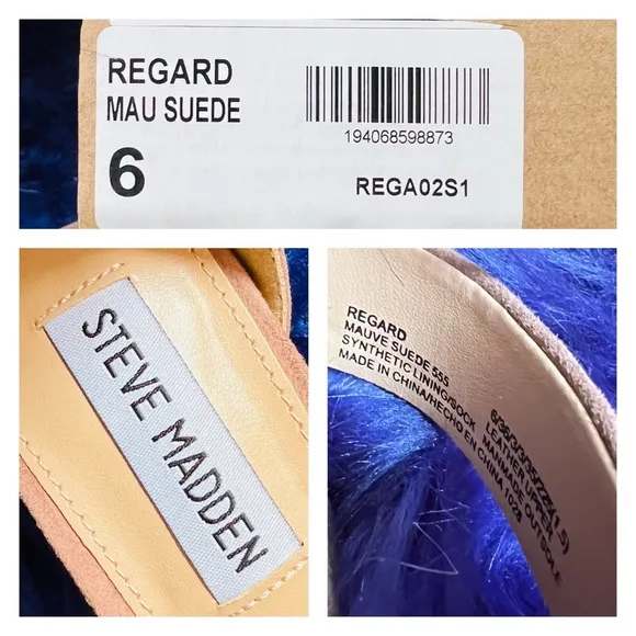 New! Rare STEVE MADDEN Regard Suede Block Animal Print Heel Strappy Sandals