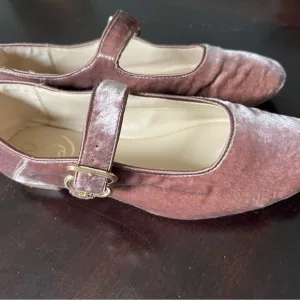 New Sam Edelman girls Velvet Mary Jane Easter dress Shoes mauve size 2