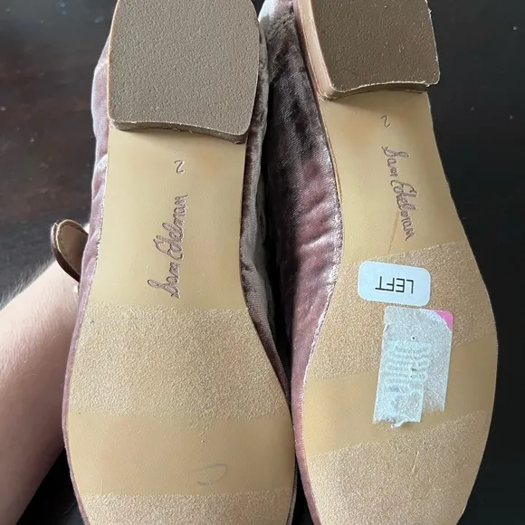 New Sam Edelman girls Velvet Mary Jane Easter dress Shoes mauve size 2