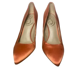 New‎ Sam Edelman Women’s Coral Satin Charmeuse Heels Special Occasion Wedding