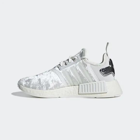 [NEW] Women's adidas NMD_R1 Shoes White Size 9.5 GW5681