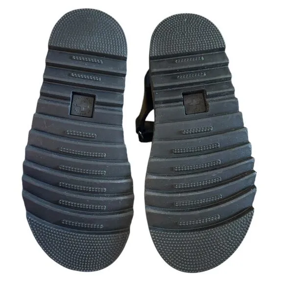 NIB Dr. Martens Klaire J Black Sandals Unisex Little Big Kids US 2 Boy 3 Girl