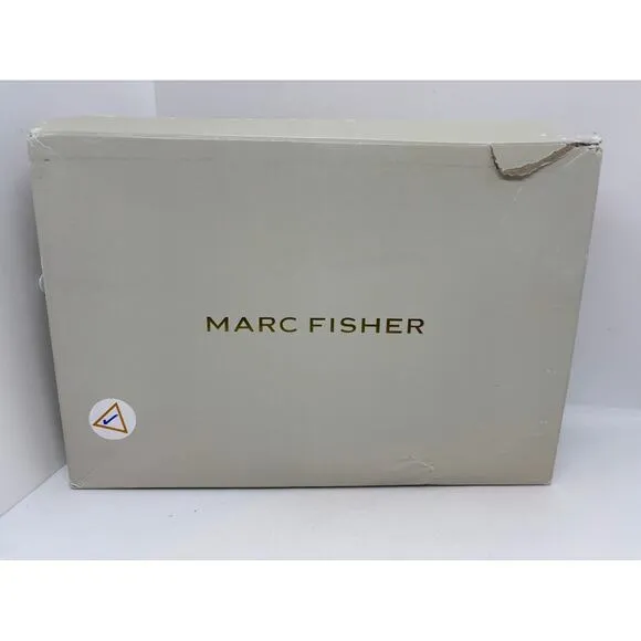 NIB Marc Fisher HEADY Special Occasion Prom Heels Silver Gold Glitter Shoes 10 M