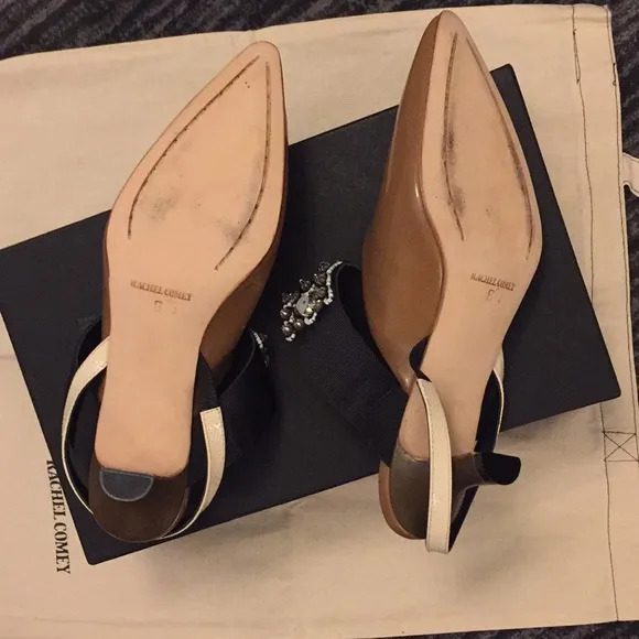 NIB RACHEL COMEY Wext Slingback Kitten Heels