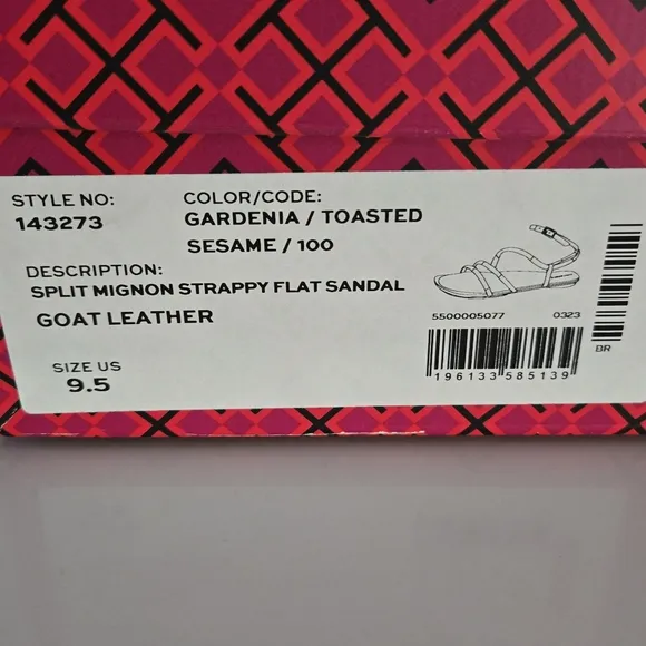 NIB Tory Burch Split Mignon Strappy Sandals