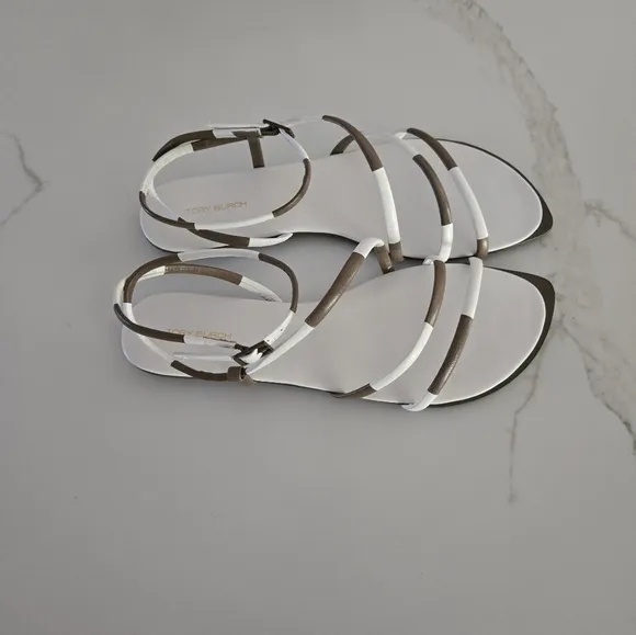 NIB Tory Burch Split Mignon Strappy Sandals