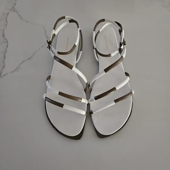 NIB Tory Burch Split Mignon Strappy Sandals