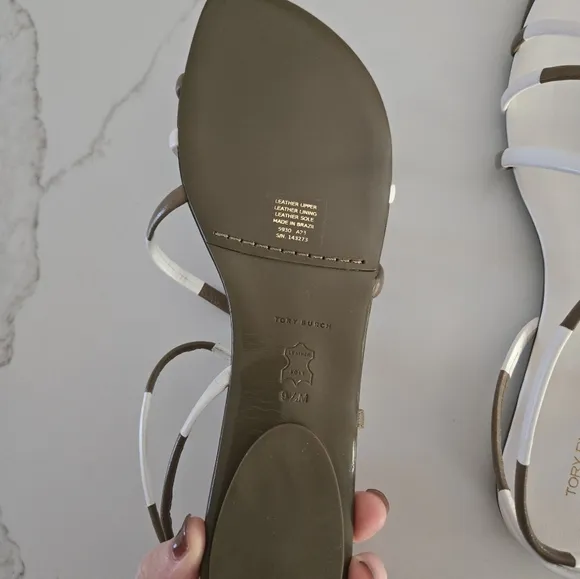 NIB Tory Burch Split Mignon Strappy Sandals