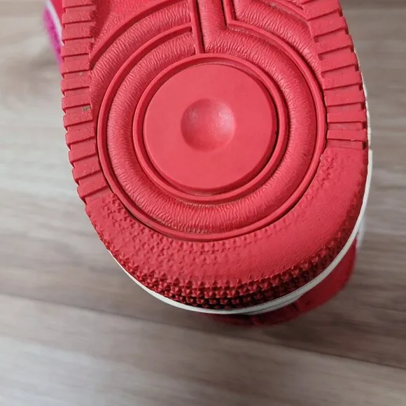Nike Air Force 1 High Shoes Mens Size 10 Red Emotionally Unavailable AV5840-600
