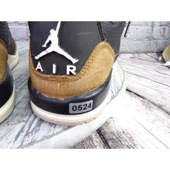 Nike Air Jordan 3 Retro GS Desert Elephant Brown/Black  Youth 6.5Y Women 8 Used