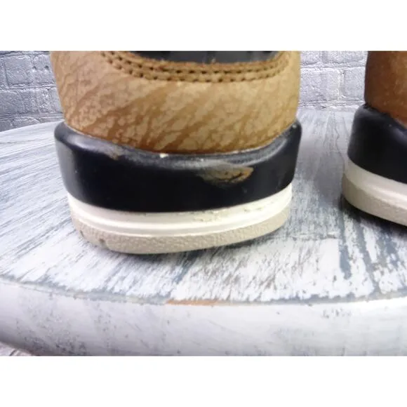Nike Air Jordan 3 Retro GS Desert Elephant Brown/Black  Youth 6.5Y Women 8 Used