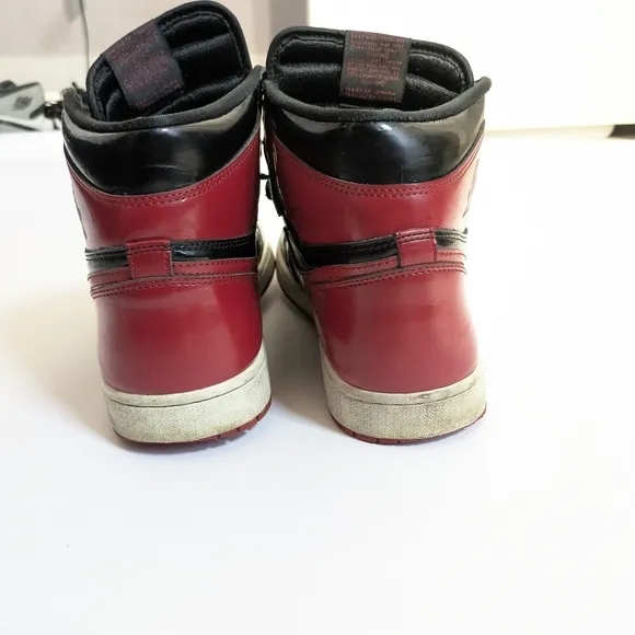Nike Air Jordan Black and Red Athletic Shoes