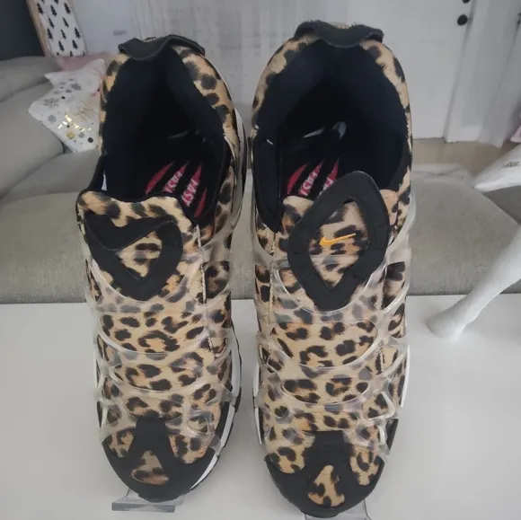 Nike Air Kukini SE Leopard Slip On Athletic Shoes DJ6418-001 Men's Size 10