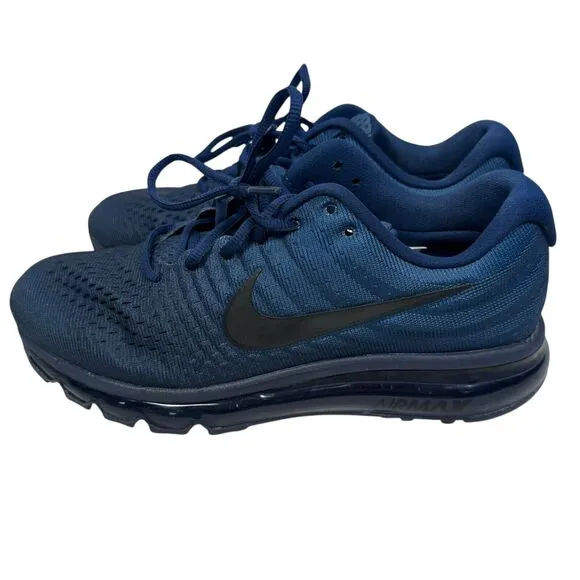Nike Air Max 2017 Running Shoe Men’s 8 Binary Obsidian Blue Sneakers 849559-405