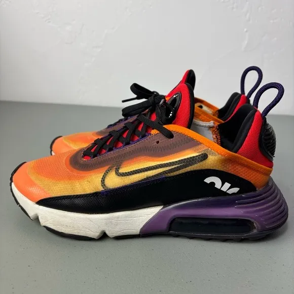 Nike Air Max 2090 Magma Orange Men's Athletic Shoes Sneakers Size 8 BV9977-800