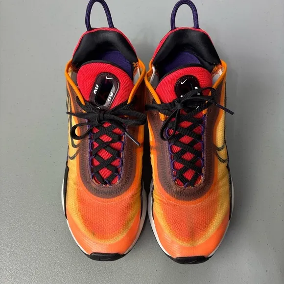 Nike Air Max 2090 Magma Orange Men's Athletic Shoes Sneakers Size 8 BV9977-800