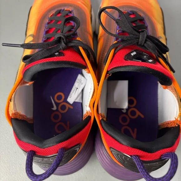 Nike Air Max 2090 Magma Orange Men's Athletic Shoes Sneakers Size 8 BV9977-800