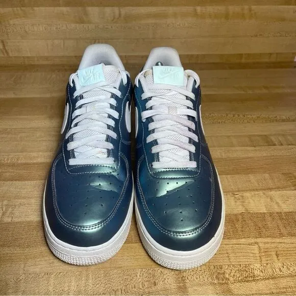 Nike Air Force 1 '07 LV8 Fresh Mint Mens Size 10 Shoes Iridescent Metallic