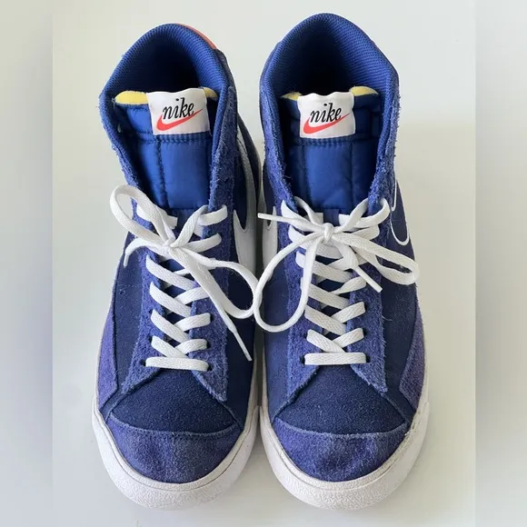 Nike Blazer Mid ‘77 First Use Deep Royal Blue Shoes DC3433 400 Size 10.5