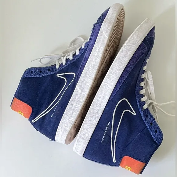 Nike Blazer Mid ‘77 First Use Deep Royal Blue Shoes DC3433 400 Size 10.5