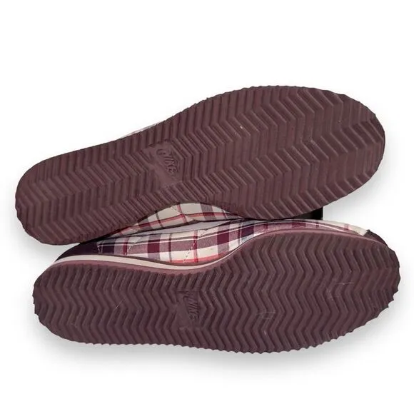 Nike Cortez '72 &quot;Burgundy Plaid&quot; 385395-602 Super RARE Women's 7.5