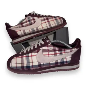 Nike Cortez '72 &quot;Burgundy Plaid&quot; 385395-602 Super RARE Women's 7.5