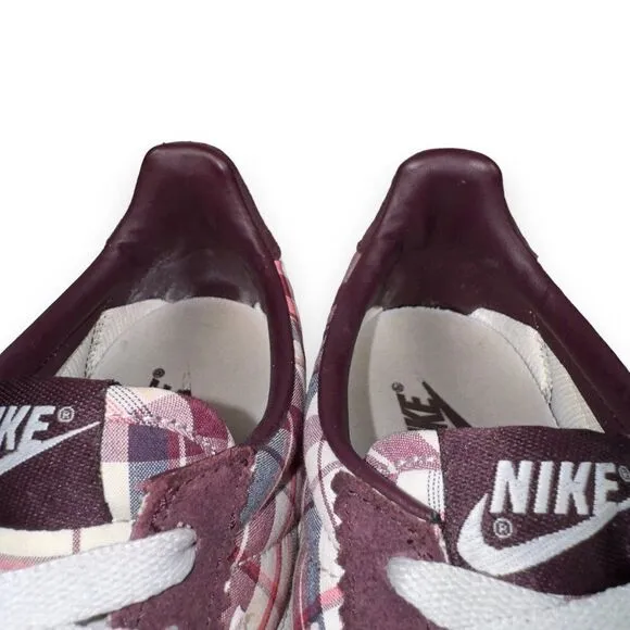 Nike Cortez '72 &quot;Burgundy Plaid&quot; 385395-602 Super RARE Women's 7.5