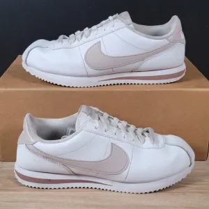 Nike Cortez Shoes Womens Size 9.5 White Platinum Leather Sneakers DN1791-105