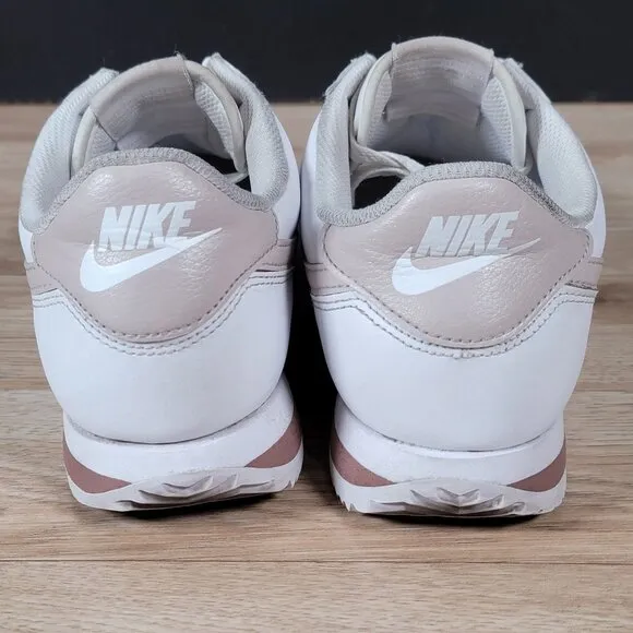 Nike Cortez Shoes Womens Size 9.5 White Platinum Leather Sneakers DN1791-105