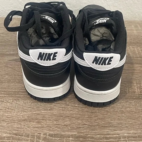 Nike Dunk Low Retro Men's Black and White Sneakers