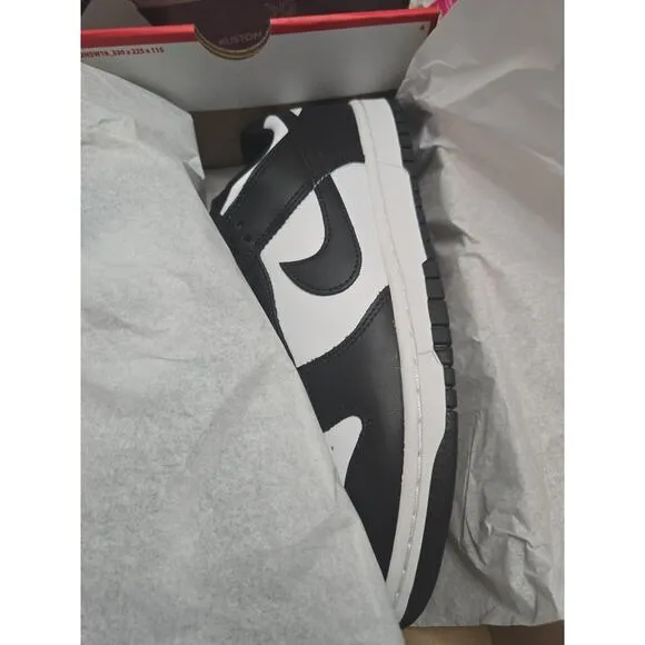Nike Dunk Low Retro White Black Panda DD1391-100 Men's Size 15