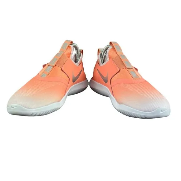 Nike Flex Runner 2 Coral Orange White Shoes AT4662-608 Youth Size 5.5 Y (GS)