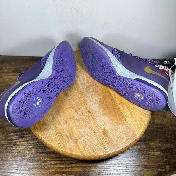 Nike KD VI 6 Black History Month Purple Black Shoes Men's Size 9 646742-500