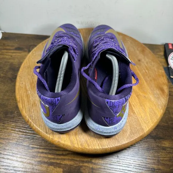 Nike KD VI 6 Black History Month Purple Black Shoes Men's Size 9 646742-500