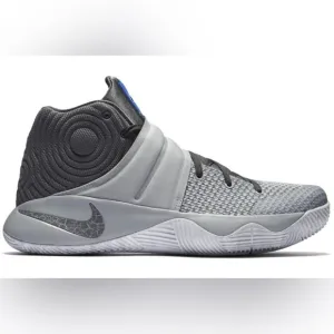 Nike Kyrie 2 Basketball Shoes Boys GS Youth Size 5.5 Gray Blue Irving Athletic