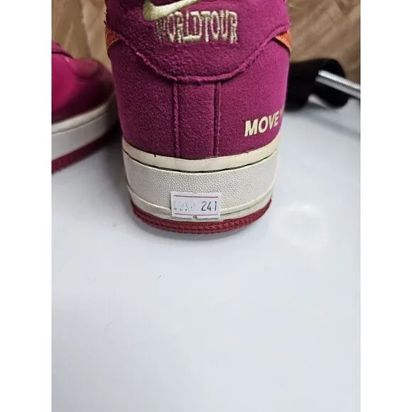 Nike Men's Air Force 1 &quot;Keep Your Body&quot; Fashion Purple Size 10.5.   241