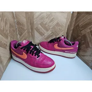 Nike Men's Air Force 1 &quot;Keep Your Body&quot; Fashion Purple Size 10.5.   241