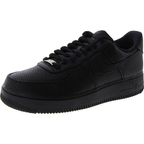 Nike Mens Air Force 1 SP Black Leather Casual And Fashion Sneakers Shoes New