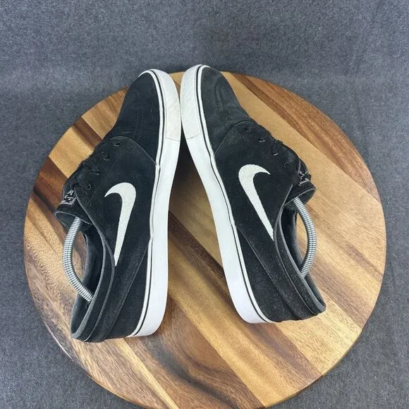 Nike Zoom Stefan Janoski SB OG Mens Size 12 Shoes Black Suede Skate Sneakers