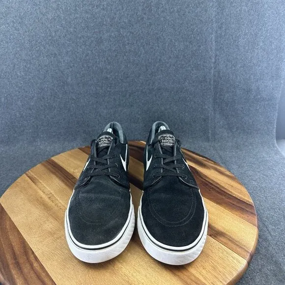 Nike Zoom Stefan Janoski SB OG Mens Size 12 Shoes Black Suede Skate Sneakers