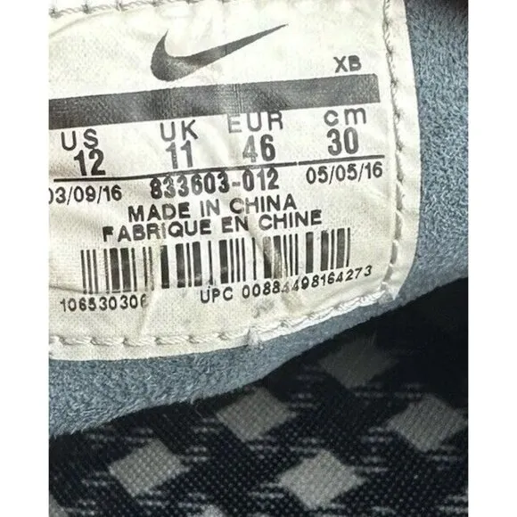 Nike Zoom Stefan Janoski SB OG Mens Size 12 Shoes Black Suede Skate Sneakers