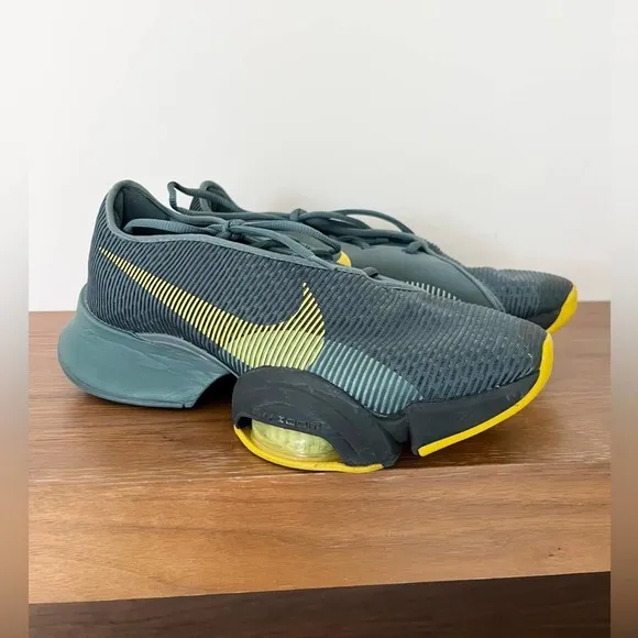 Nike zoom superrep 2 men sneakers green yellow size 10