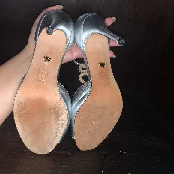 Nina Swarovski Crystal Shoes size 6M