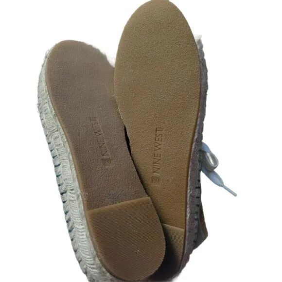Nine West Guinup linen Oxford espadrille