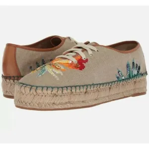 Nine West Guinup linen Oxford espadrille