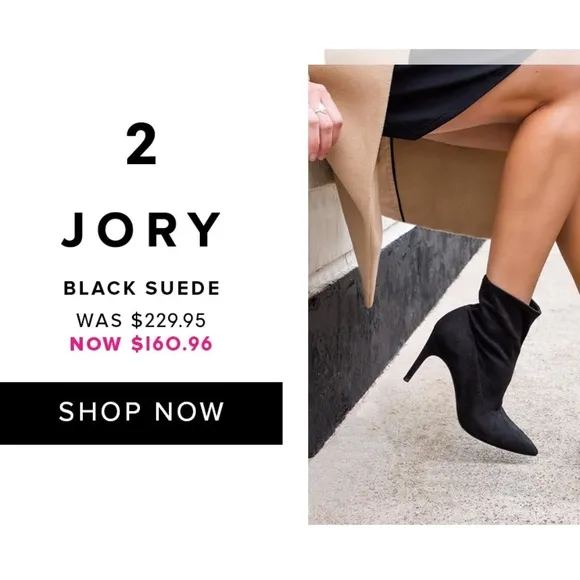 NINE WEST Jory 2 Stretch Booties Pointed toe Stiletto Heel Black Ankle Boots 8.5