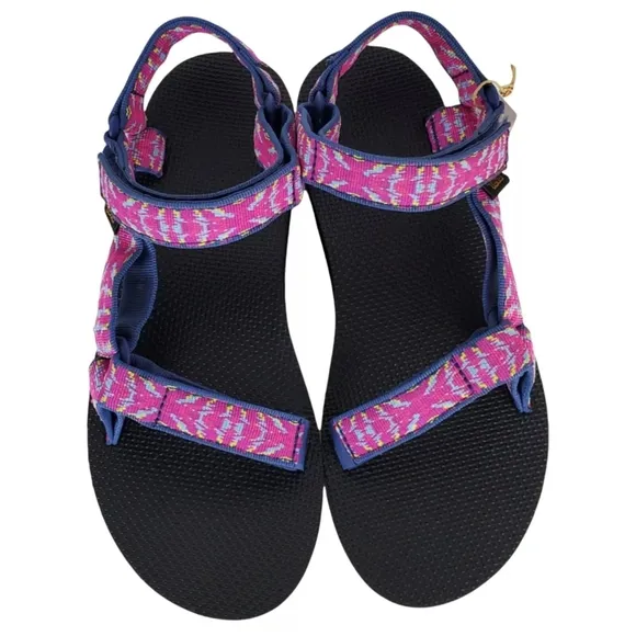NWB Teva midform universal strappy sandals triton raspberry sorbet