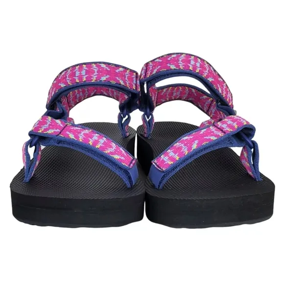 NWB Teva midform universal strappy sandals triton raspberry sorbet